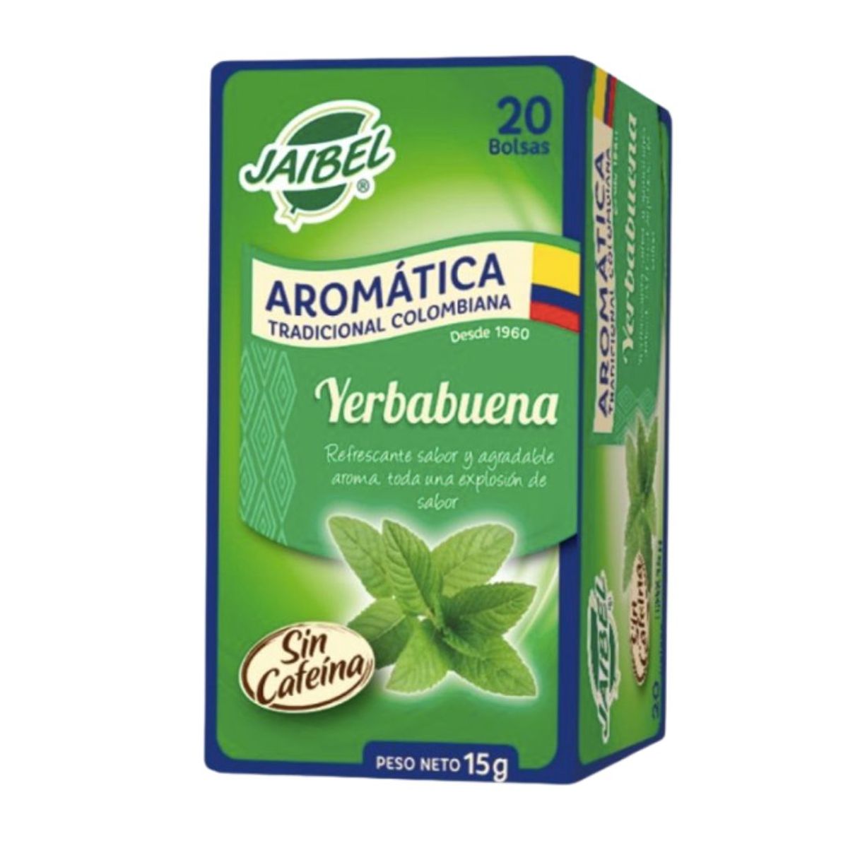 10X Aromática Yerbabuena Línea Institucional Jaibel x 25 Und