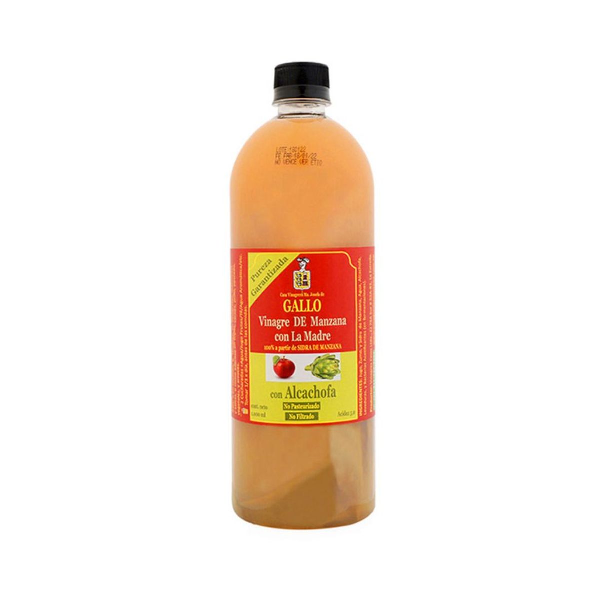 10X Vinagre De Manzana con Alcachofa Gallo x 1000 Ml