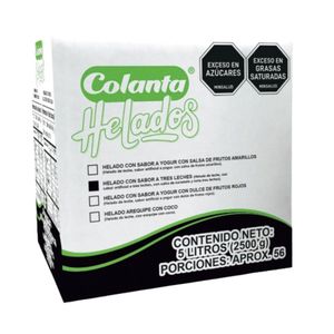 Helado Colanta De Tres Leches x 5 Litros - Unidad