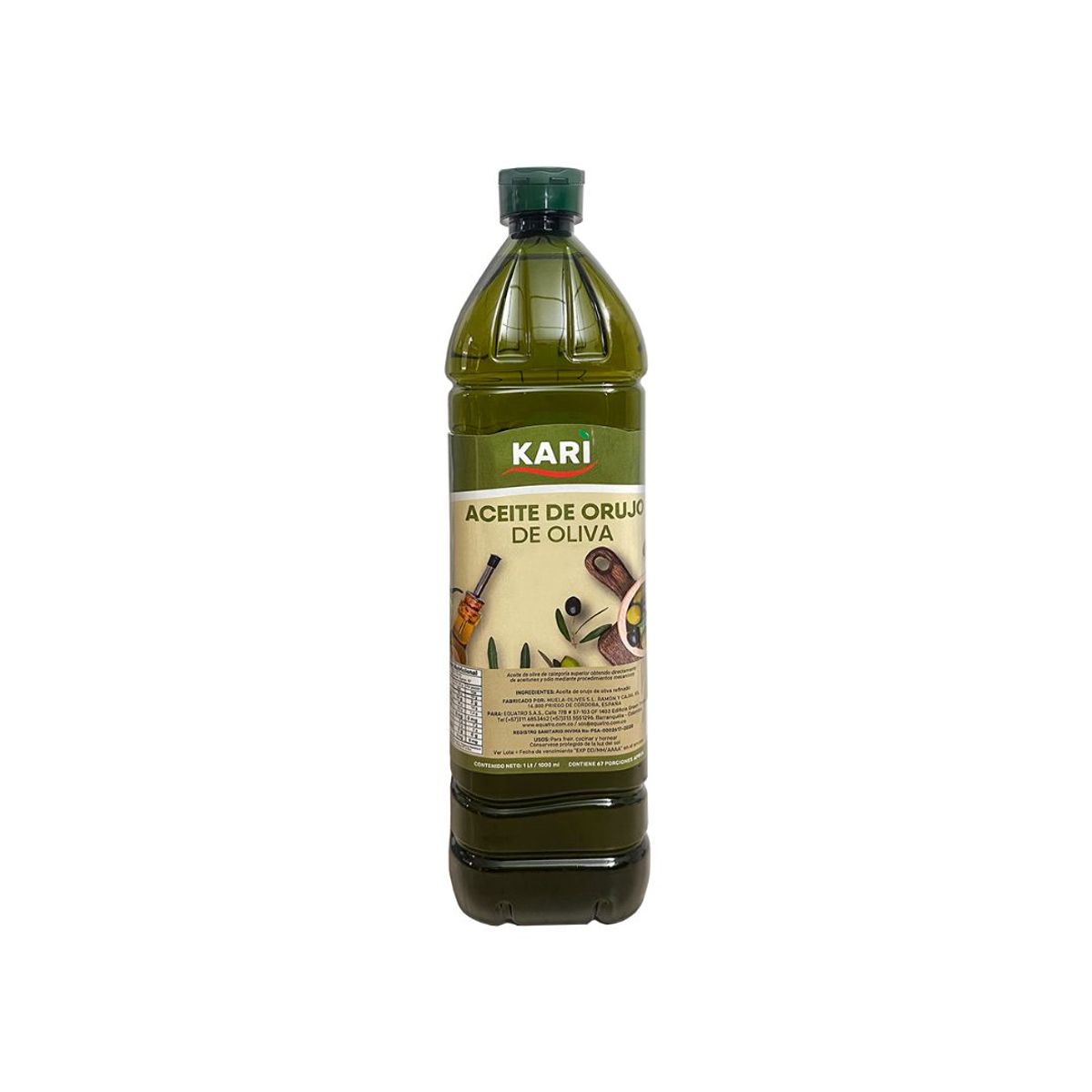 10X Aceite de Orujo de Oliva Kari x 1000 Ml Pet