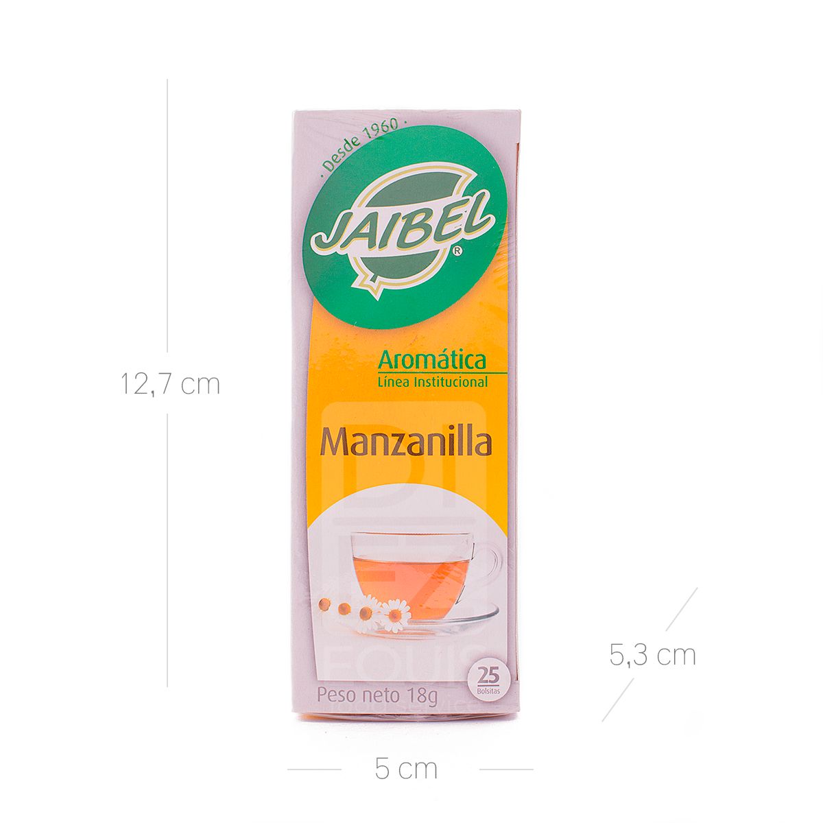 10X Aromática Manzanilla Línea Institucional Jaibel x 25 Und