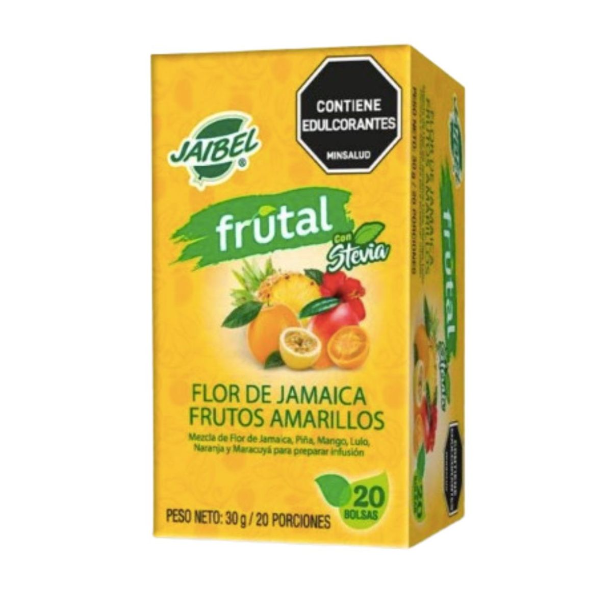 10X Aromática Frutal Flor De Jamaica Frutos Amarillos  Jaibel x 20 Und