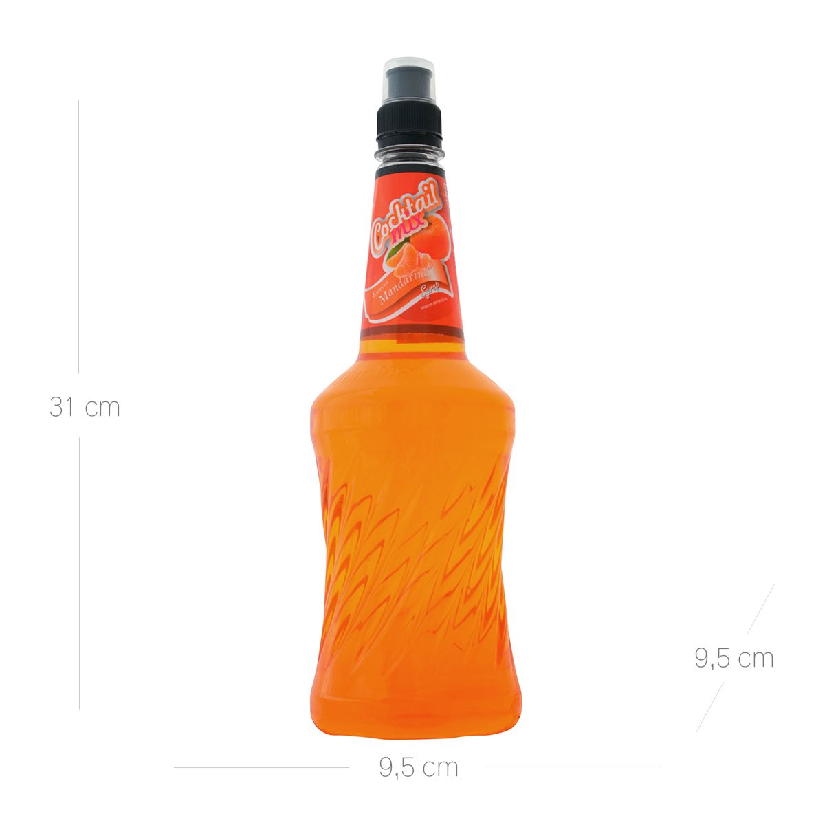 10X Cóctel Mix Syrup Mandarina x 1000 Ml Pet