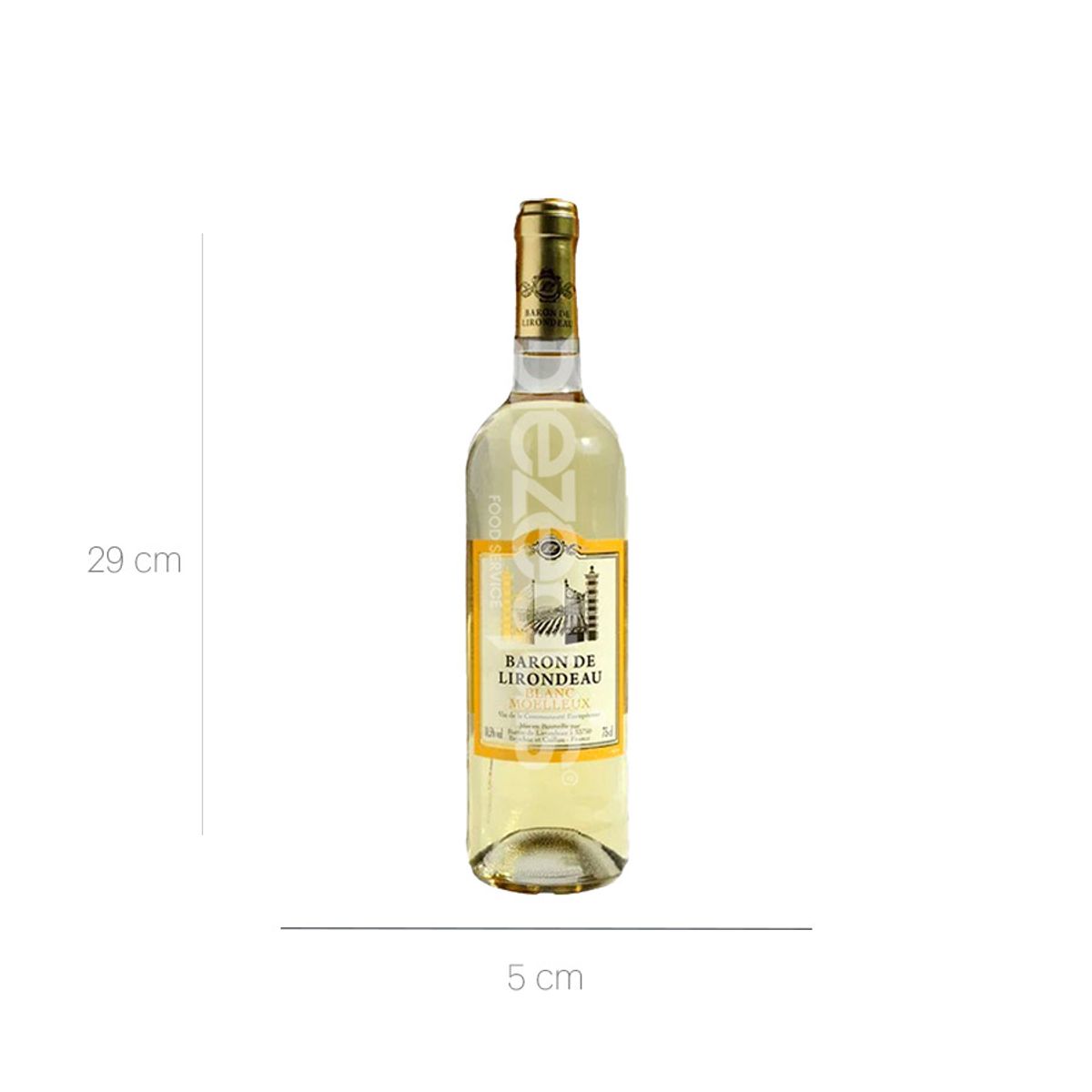 10X Vino Blanco Baron De Lirondeau x 750 Ml