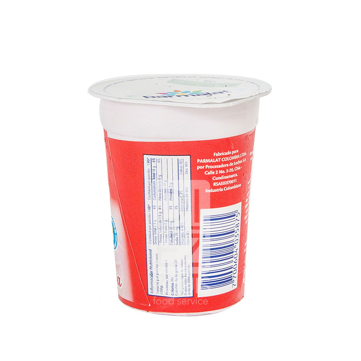 10X Bebida láctea Parmalat Fresa x 150 vaso