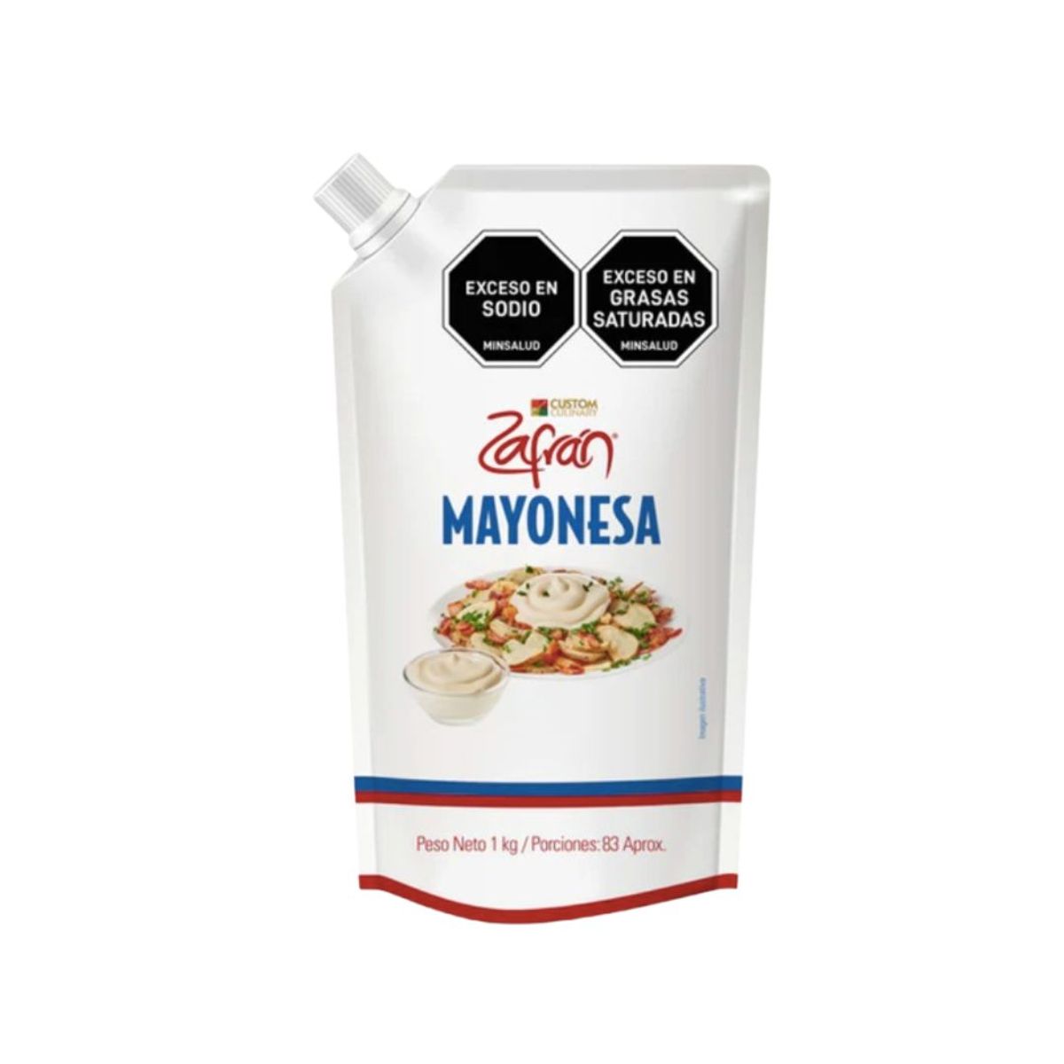 10X Mayonesa Zafrán x 1000 Gr Bolsa