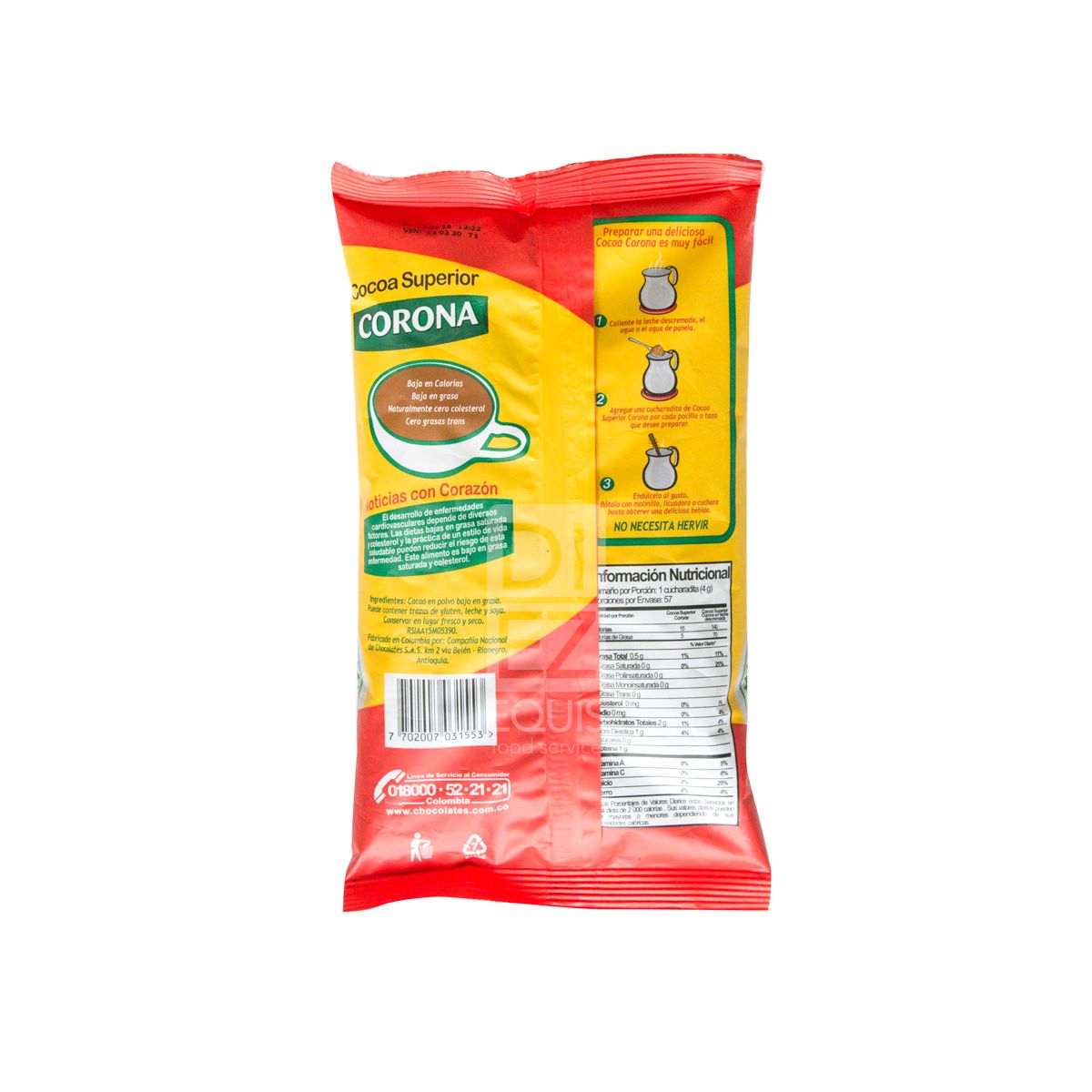 10X Chocolate Corona en Polvo x 230 Gr