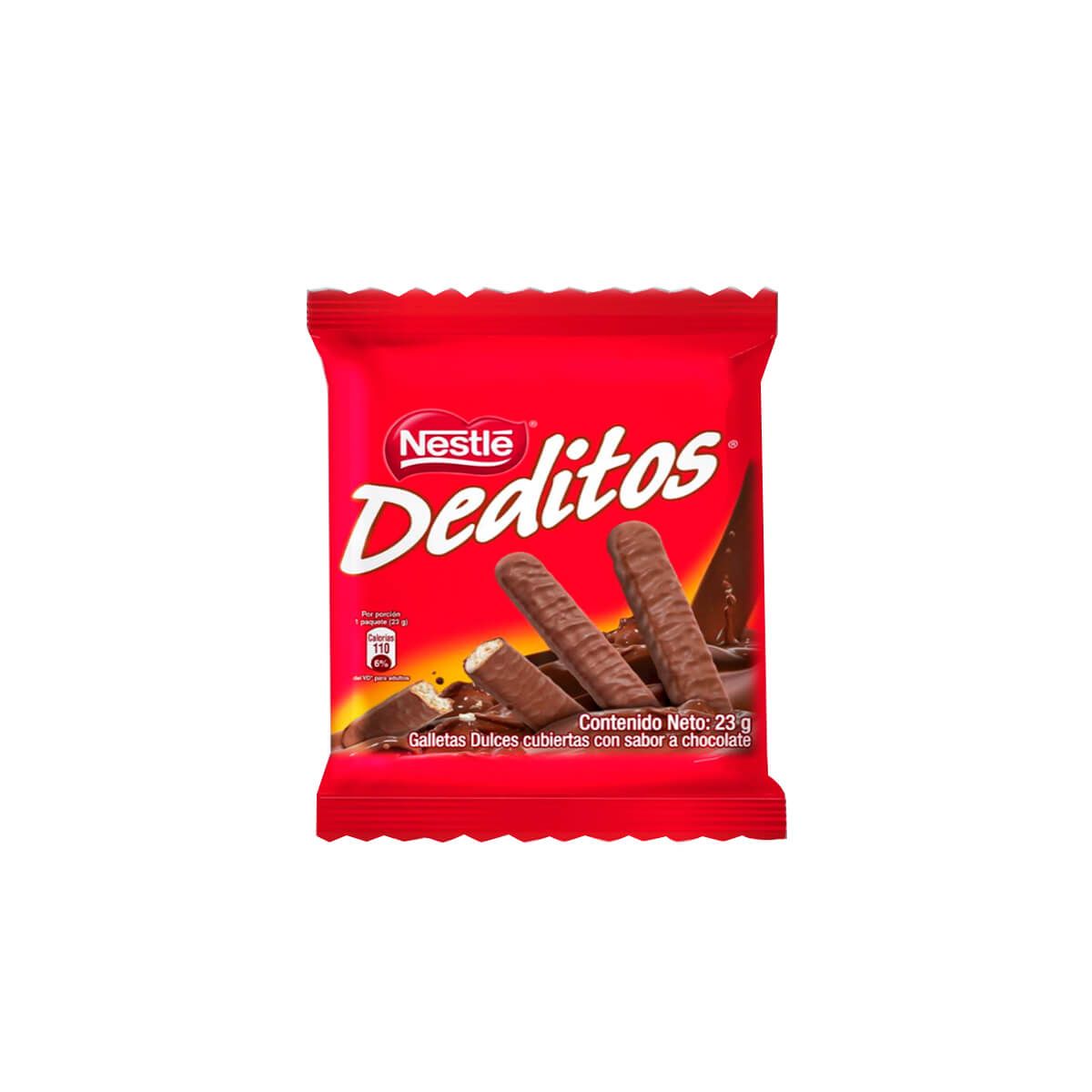 10X Snack Galletas Sabor A Chocolate Deditos Nestle x 23 Gr Paquete