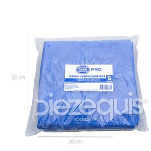 Paño En Microfibra Azul Task Pro x 5 Unds - Paquete