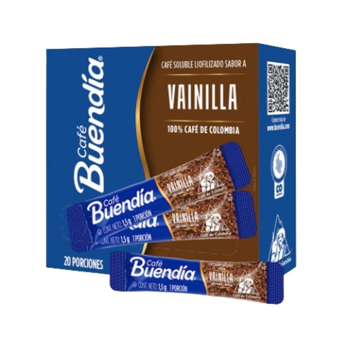 10X Café BuenDía Vainilla Display x 20 Und