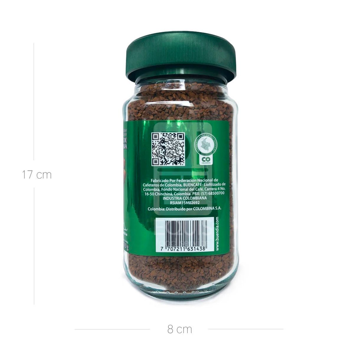 10X Café BuenDía Liofilizado Descafeinado x 170 Gr Vidrio