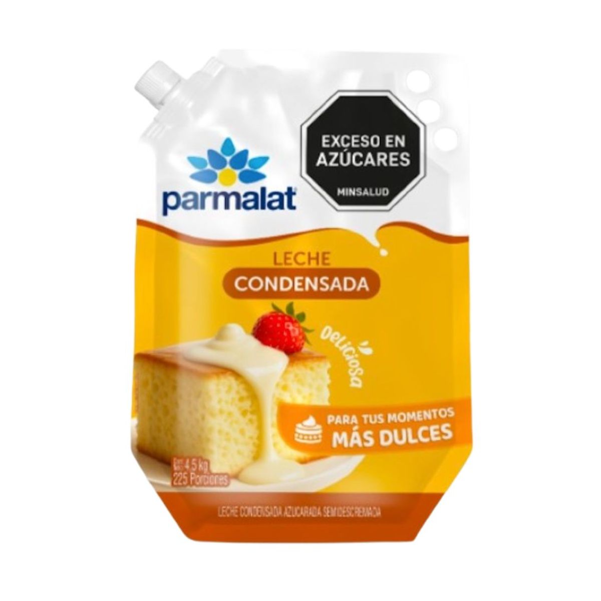 10X Leche Condensada Semidescremada Parmalat x 4,5 Kg Doy Pack