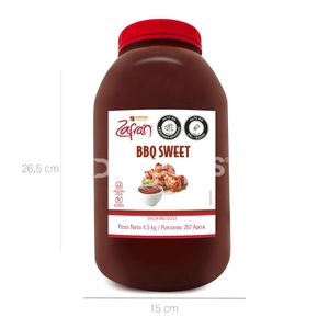 Salsa BBQ Zafrán Sweet Galón x 4300 Gr Pet - Unidad