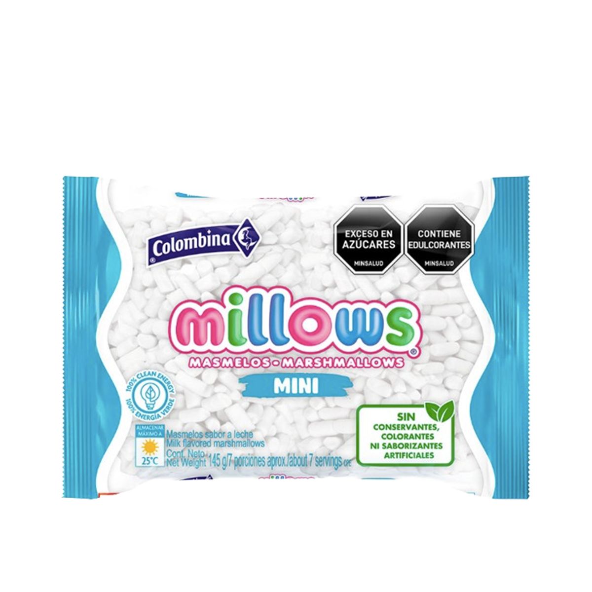 10X Millows Mini Colombina x 145 Gr