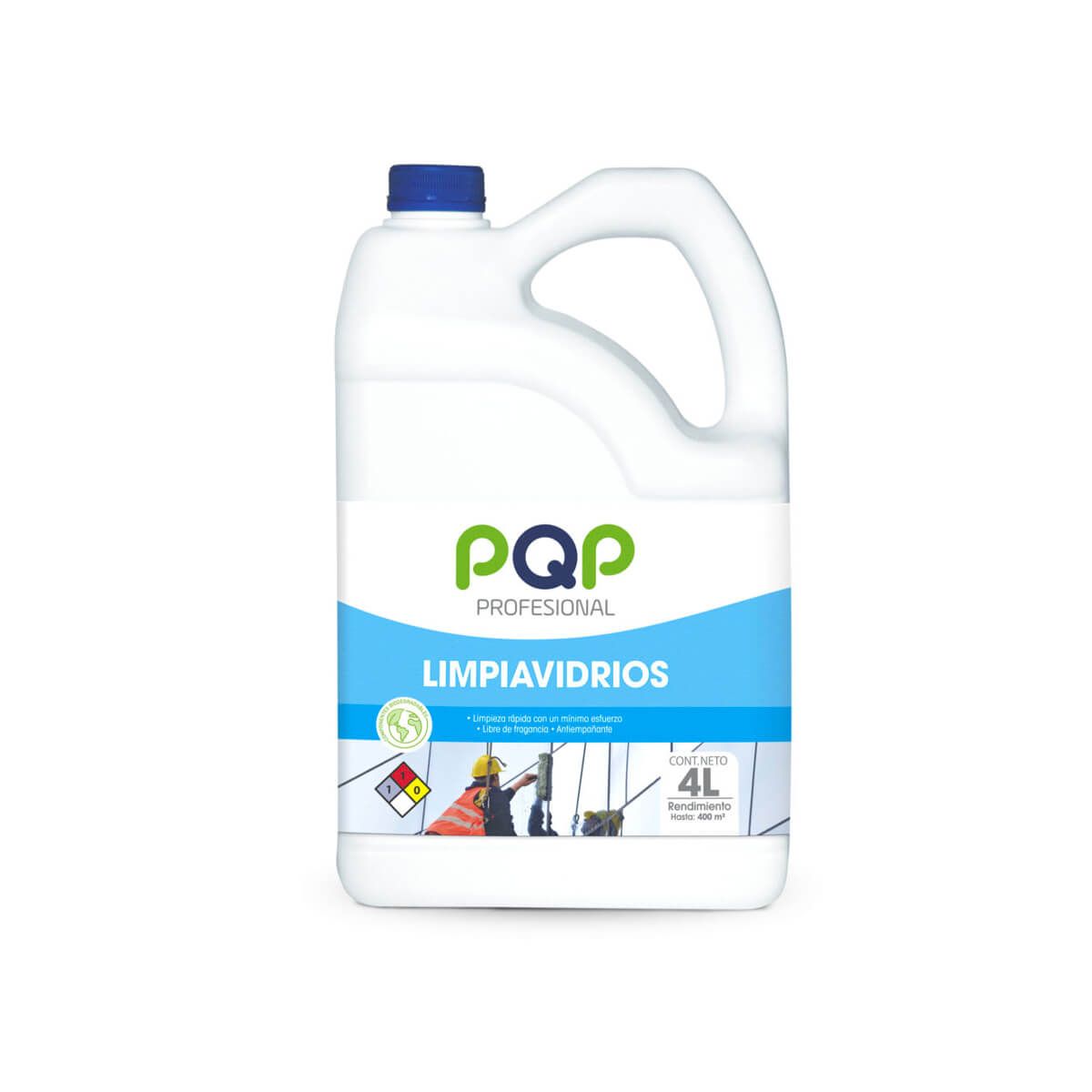 10X Limpiavidrios PQP x 4 Litros Galón