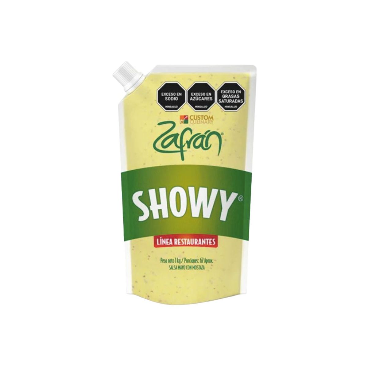 10X Salsa Showy Zafrán Restaurantes x 1000 Gr Bolsa
