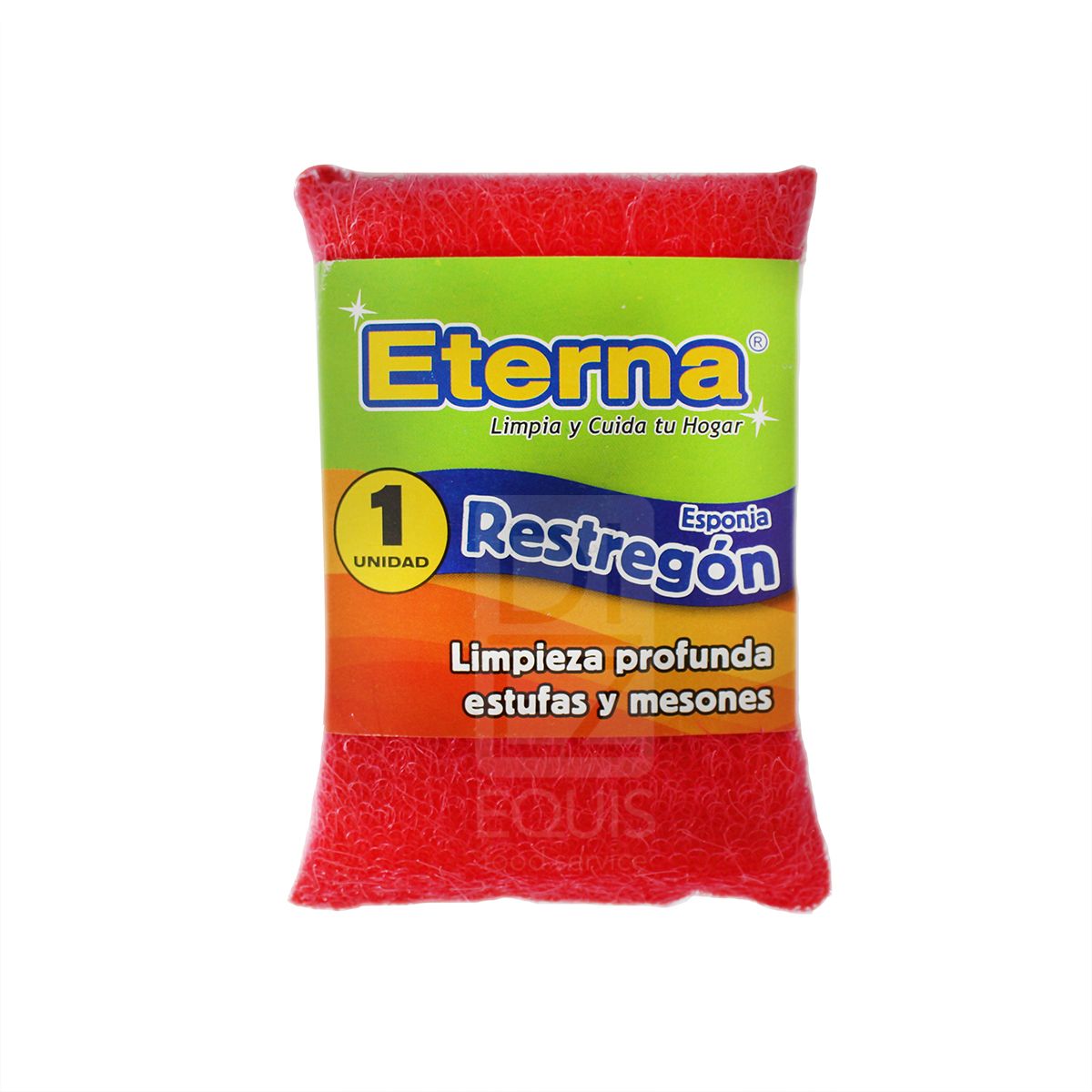 10X Esponja Multiusos Eterna Roja (Restregon) Unidad