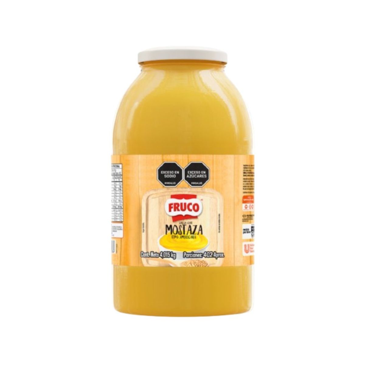 10X Salsa con Mostaza Fruco Tipo Americana Galón x 4015 Gr