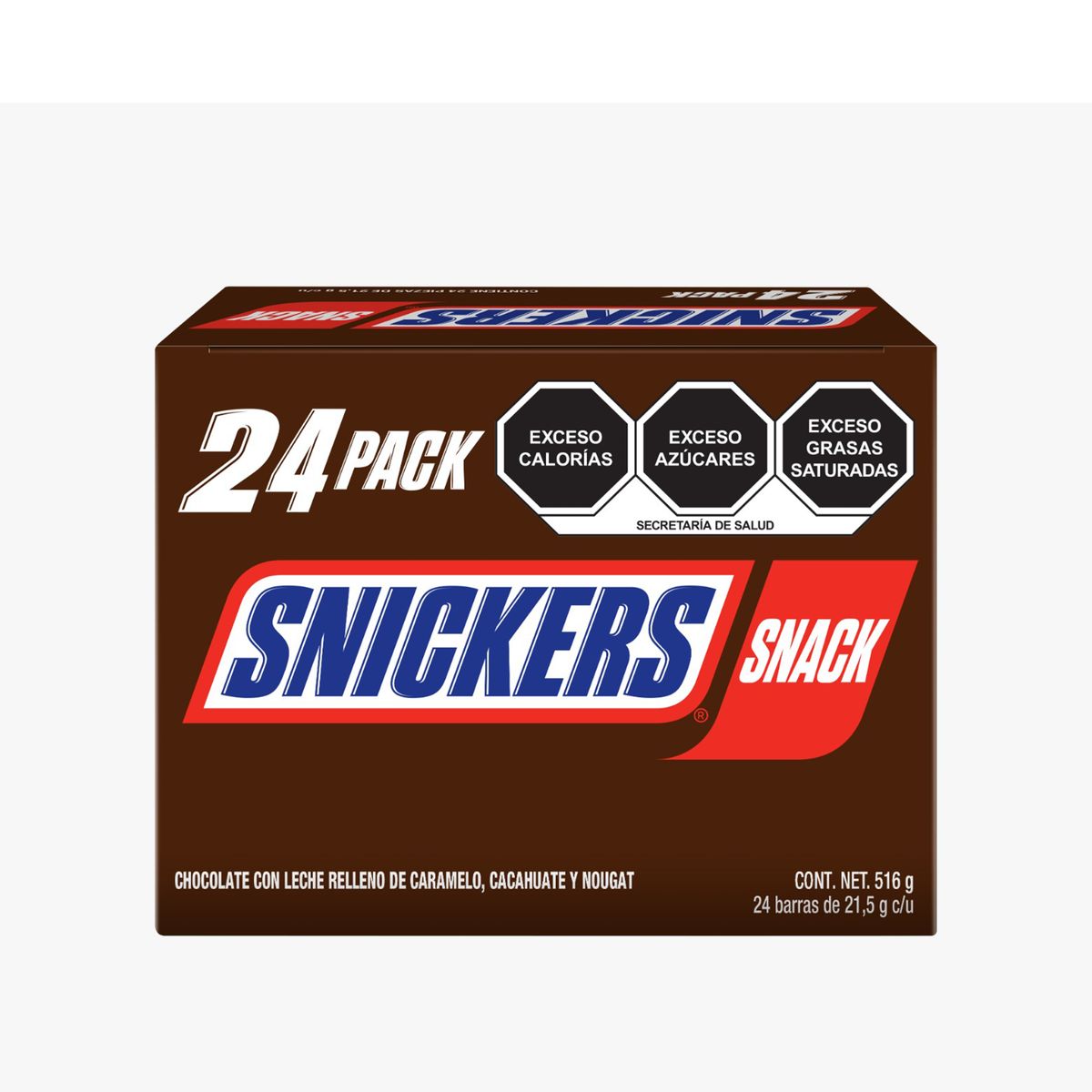 10X Snickers Singles x 21.5 Gr x 24 und