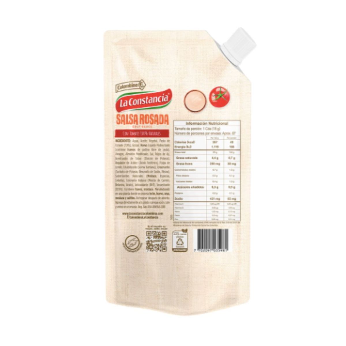 10X Salsa Rosada La Constancia x 1000 Gr Doy Pack