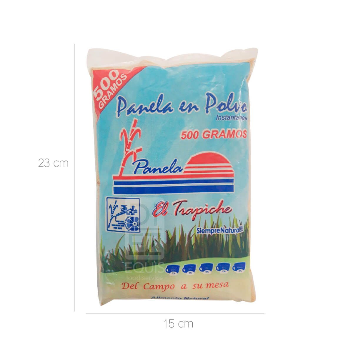 10X Panela Pulverizada Natural DT x 500 Gr Bolsa