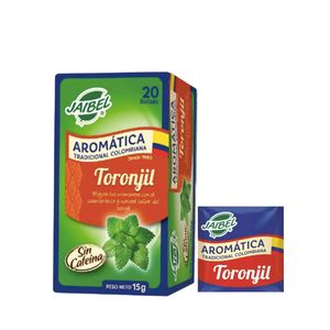 Aromática Toronjil Línea Institucional Jaibel x 20 Und - Unidad