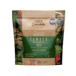 Chocolate Luker Tumaco 85% 2.5 kg - Bolsa