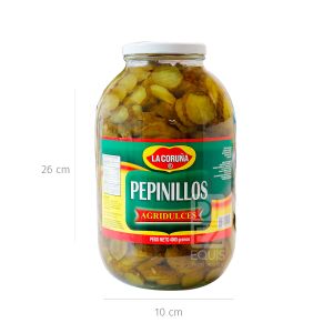 Pepinillos Agridulce En Rodajas La Coruña x 4000 Gr - Unidad