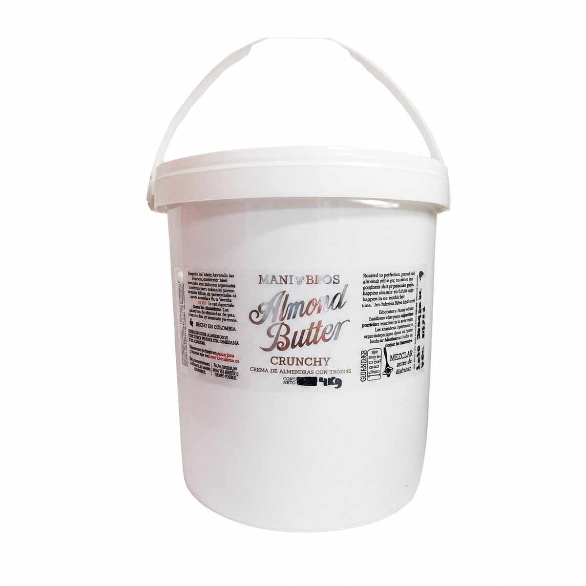 10X Crema de Almendras Con Trozos de Almendra Mani Bros x 4 Kg