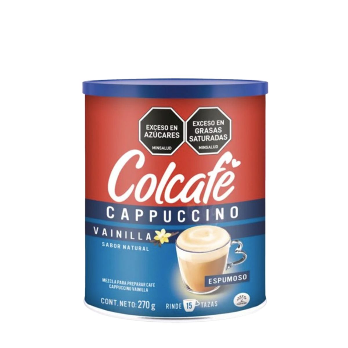 10X Capuccino Colcafe Vainilla x 270 Gr