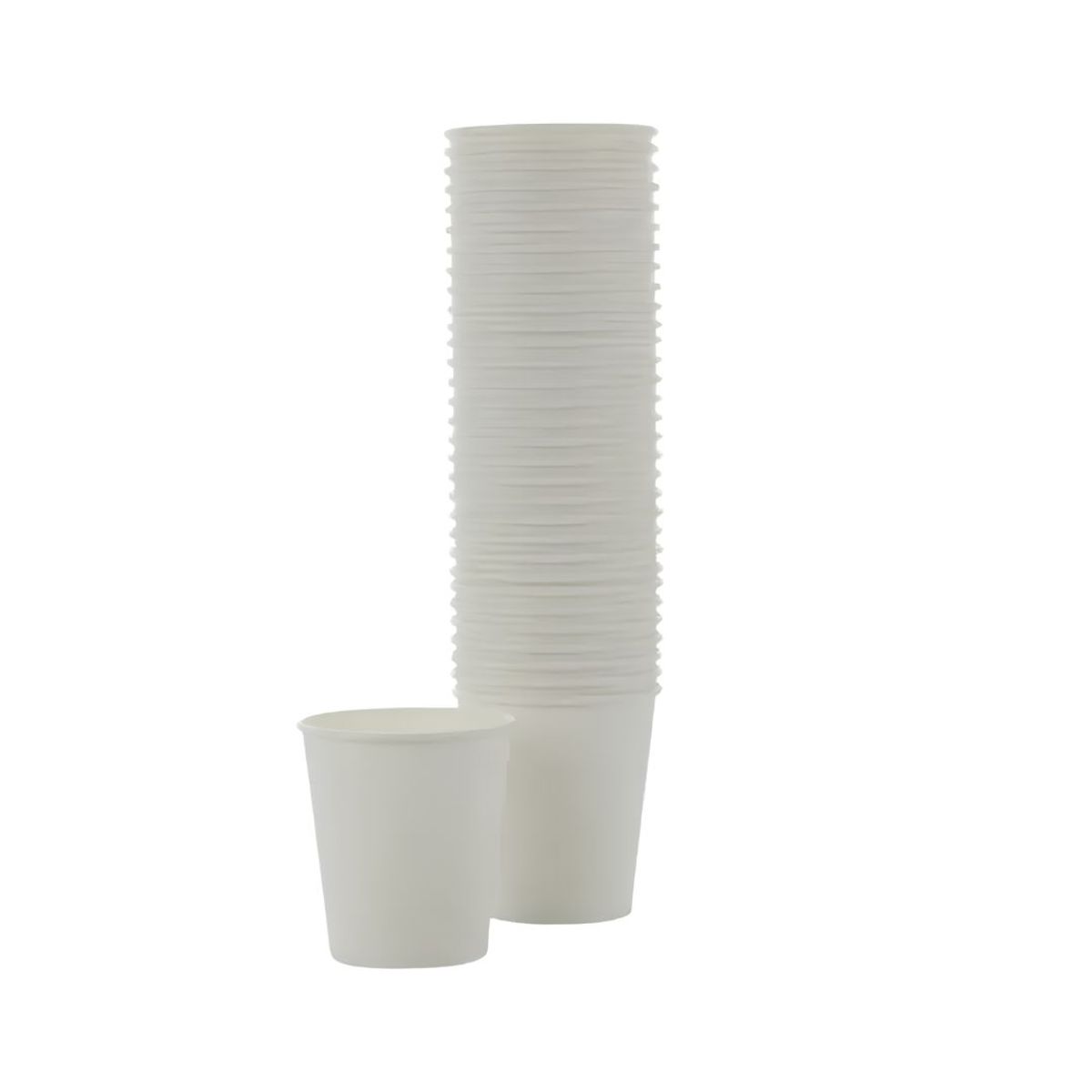 10X Vaso Blanco Bebidas Calientes 7 Oz x 50 und