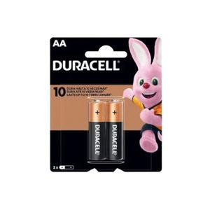 Pila Duracell AA Blister x 2 Und - Unidad
