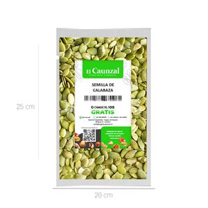 Semilla De Calabaza El Caunzal x 500 G Bolsa - Bolsa