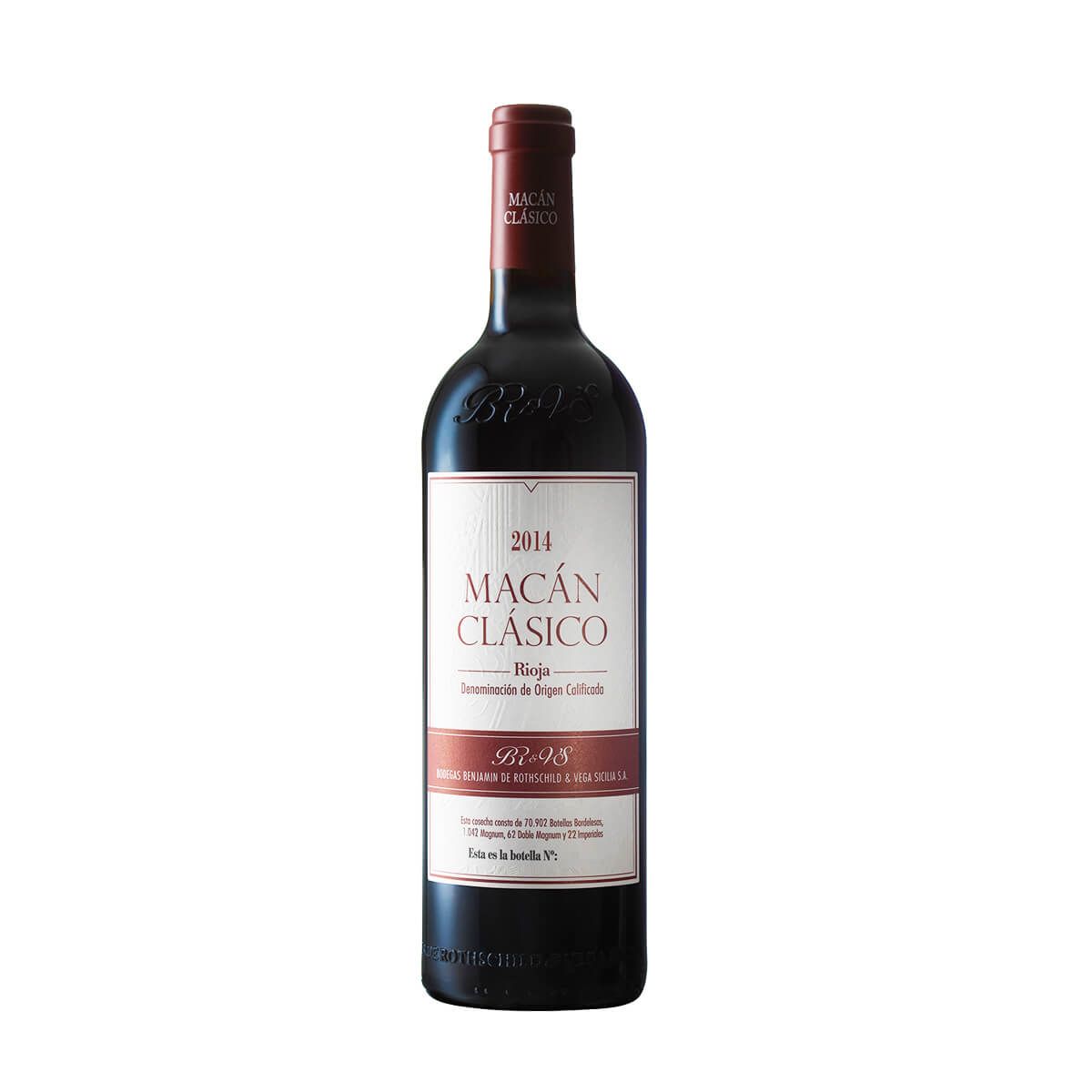 10X Vino Tinto Vega Sicilia Macán Clásico Español x 750 Ml