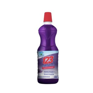 Limpia Pisos Líquido Lavanda 123 x 1000 Ml Pet - Unidad