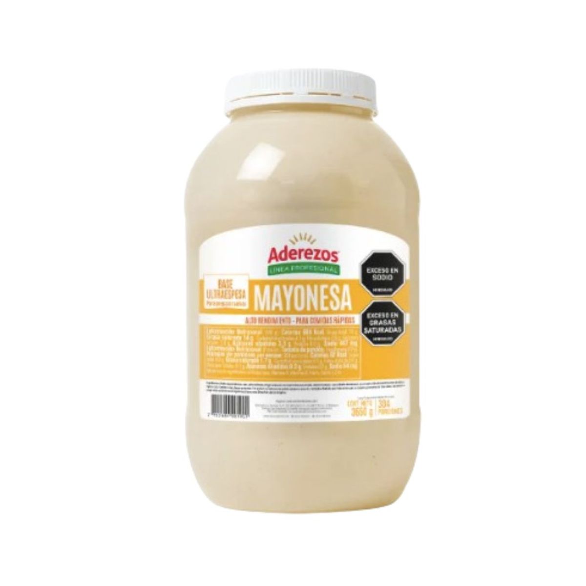 10X Mayonesa Aderezos Institucional x 3650 G Pet