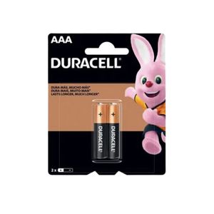 Pila Duracell AAA Blister x 2 Und - Unidad
