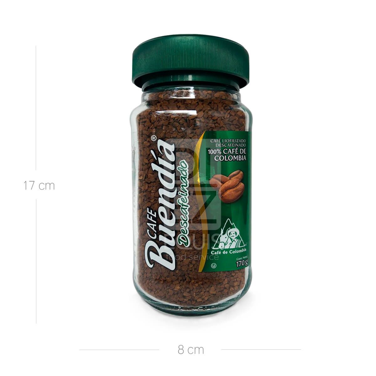 10X Café BuenDía Liofilizado Descafeinado x 170 Gr Vidrio