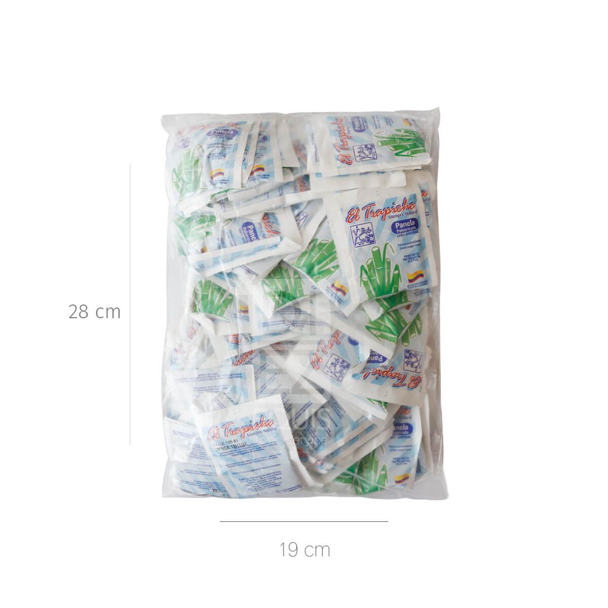 10X Panela Pulverizada Sachet DT  x 100 Und 6 Gr Paquete
