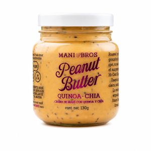 Mantequilla de Maní Con Quinua y Semilla de Chía Mani Bros x 130 Gr - Unidad