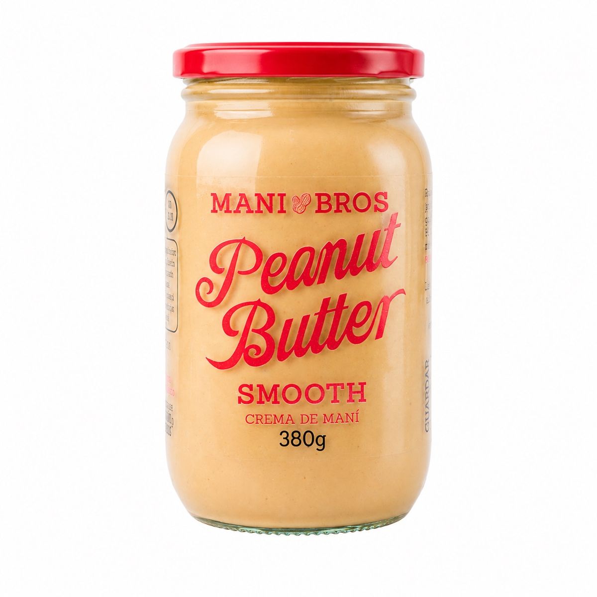 10X Mantequilla de Maní Textura Suave Mani Bros x 380 Gr