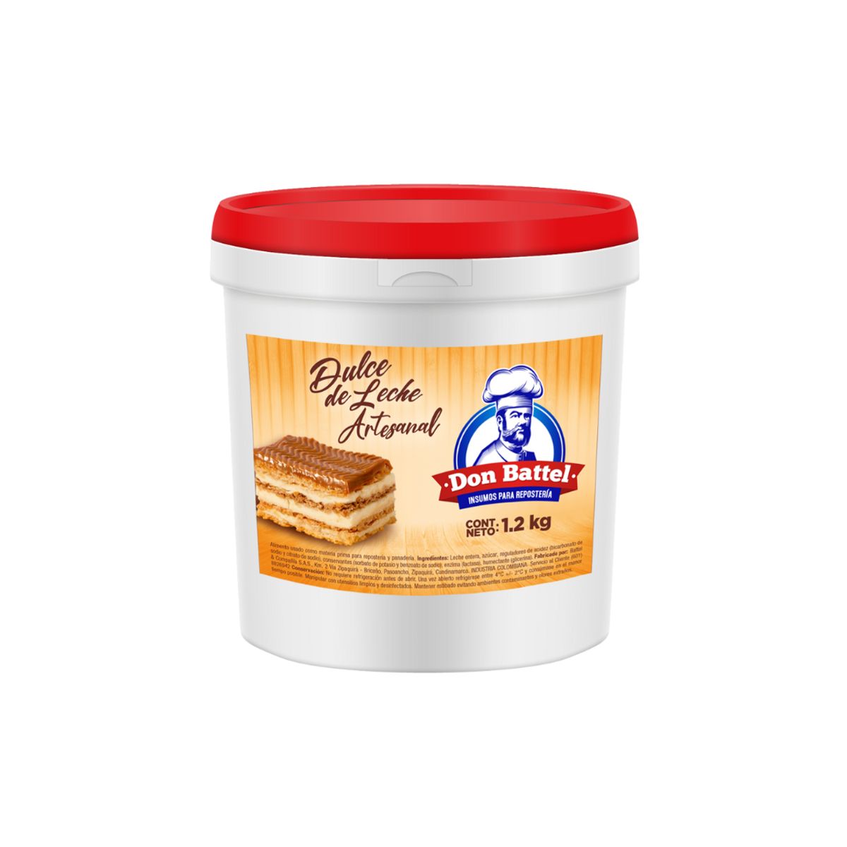 10X Dulce de Leche Don Battel Artesanal x 1.2 Kg