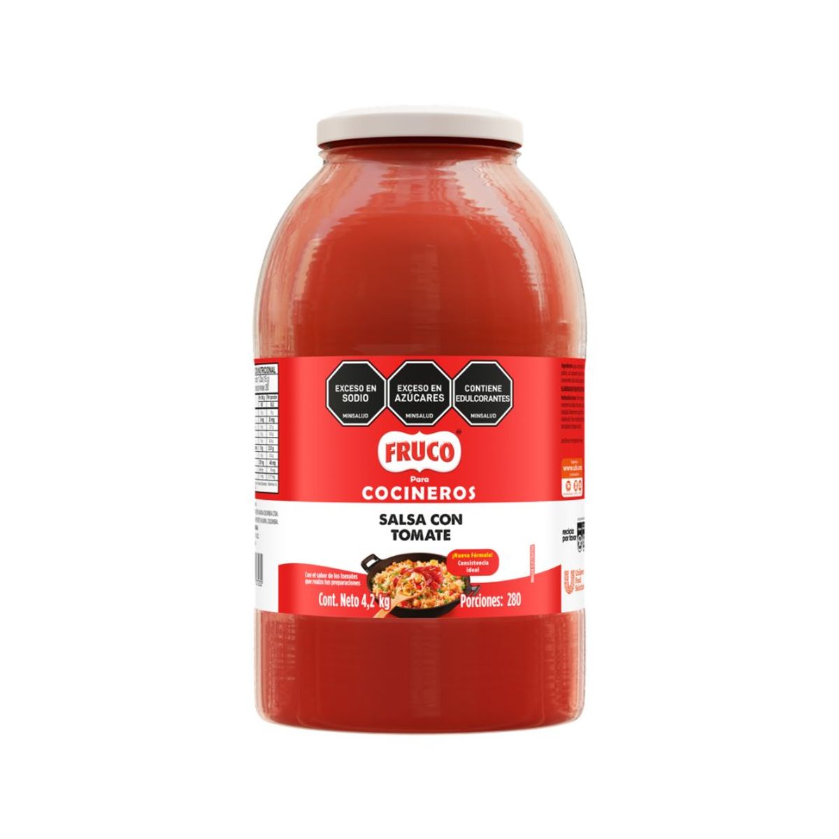 10X Salsa Tomate Fruco Cocineros Galón x 4200 Gr Pet