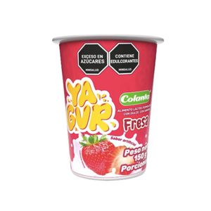 Vaso Yagurt Fresa Colanta x 150 Ml - Unidad