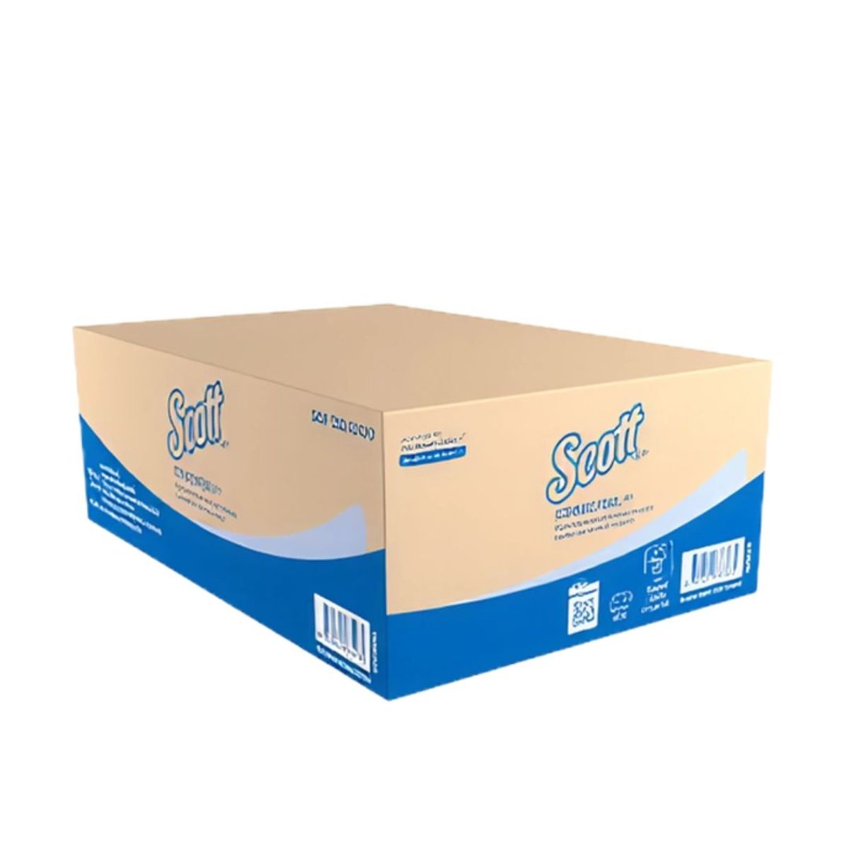 10X Papel Higiénico Flujo Central Blanco Scott 6470 x 230 mt x 12 Rollos