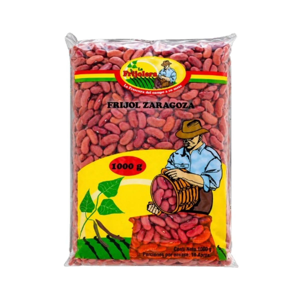 10X Frijol Zaragoza La Frijolera x 1000 Gr