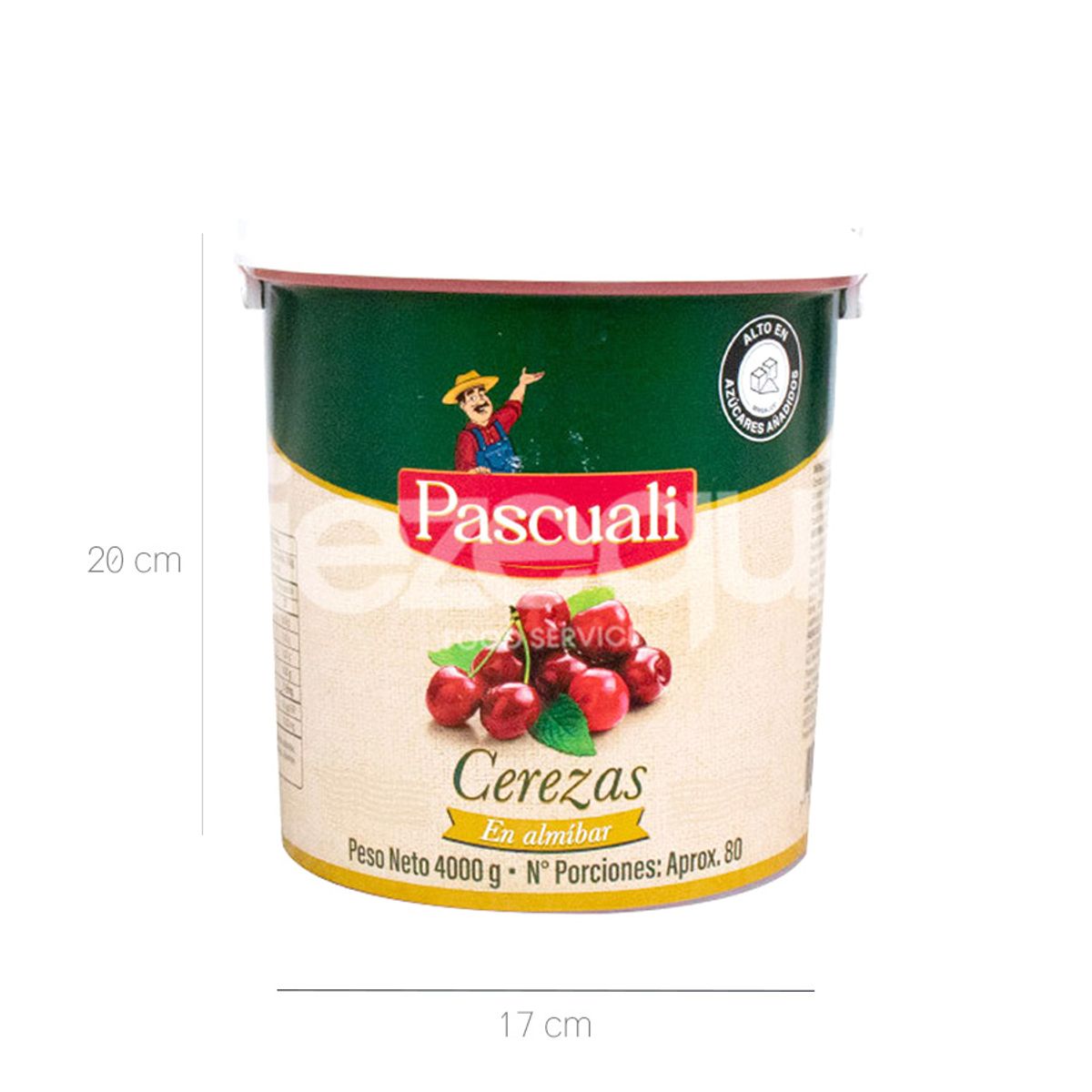 10X Cerezas Pascuali x 4000 Gr Balde