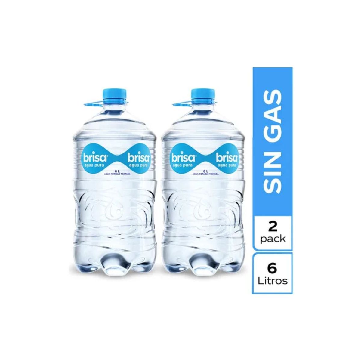 10X Agua Brisa Botellon x 6 Litros Paca x 2 Und