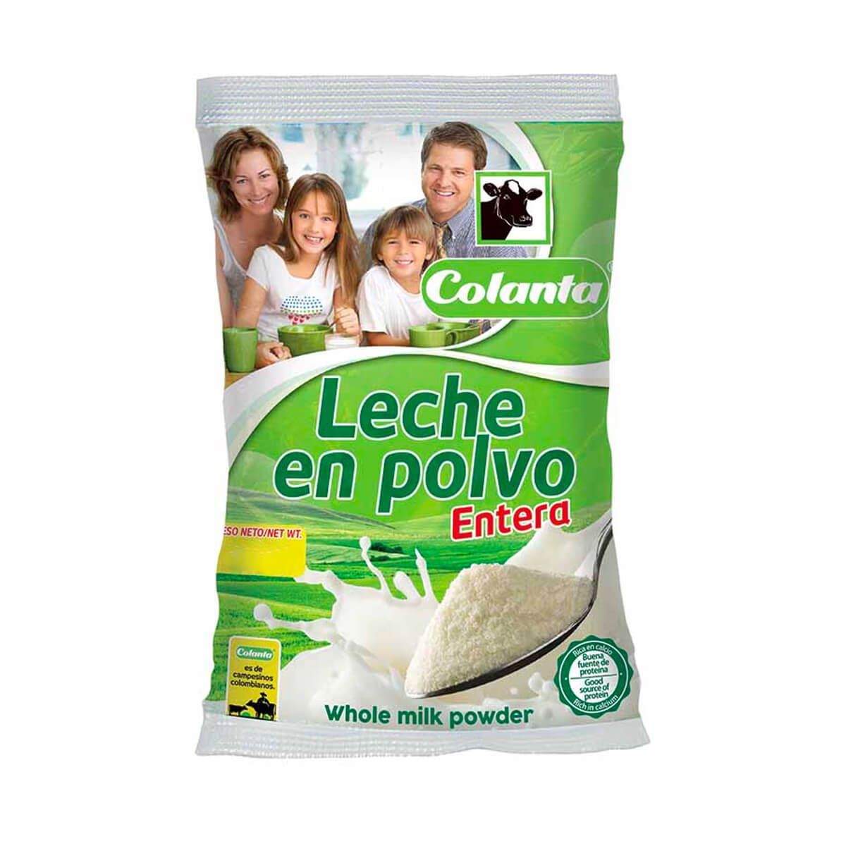10X Leche En Polvo Entera Colanta x 900 Gr Bolsa