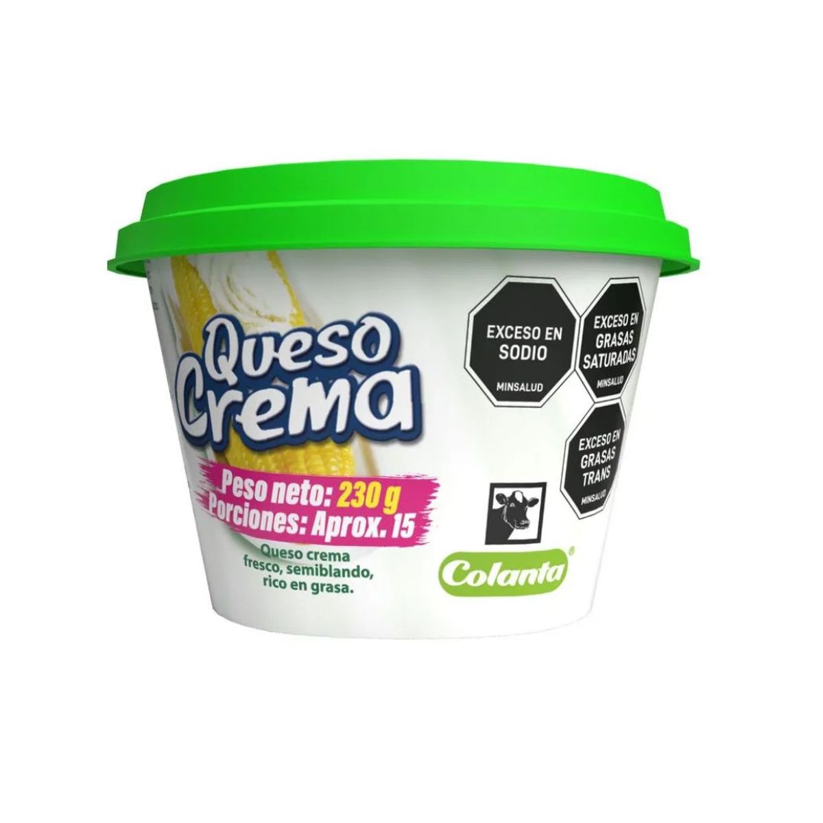10X Queso Crema Colanta 230 Gr Tarro